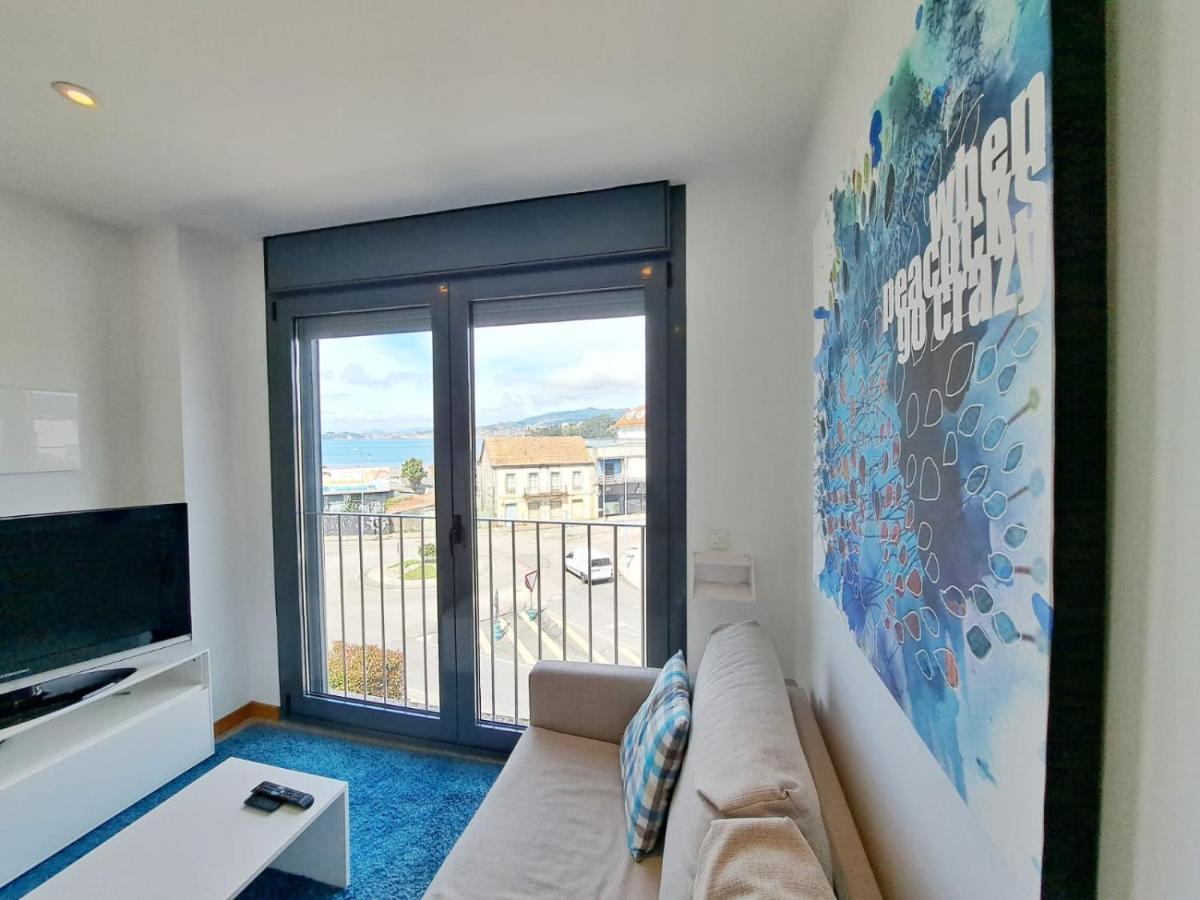 Baiona, Playa Santa Marta, Piscina Apartment ภายนอก รูปภาพ